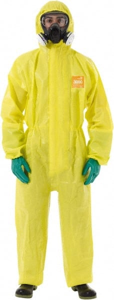 Ansell - Size XL Film Laminate Chemical Resistant General Purpose Coveralls - Exact Tooling