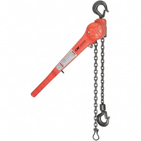 CM - 6,000 Lb Capacity, 10' Lift Height, Chain Manual Lever Hoist - Exact Tooling
