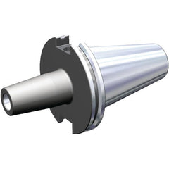 Kennametal - 44.45mm Shank Diam, 25mm Hole Diam, CAT40 Taper Shank Shrink Fit Tool Holder & Adapter - 100mm Projection, 44mm Nose Diam, 48mm Clamping Depth, Through Coolant - Exact Tooling