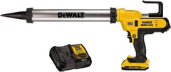 DeWALT - 29 oz Full Barrel Battery Caulk/Adhesive Applicator - Use with 10 to 20 oz Sausage Packs - Exact Tooling