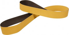 3M - 2" Wide x 72" OAL, 50 Grit, Ceramic Abrasive Belt - Ceramic, Coated, YF Weighted Cloth Backing, Series 967F - Exact Tooling