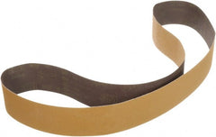 3M - 4" Wide x 132" OAL, 36 Grit, Ceramic Abrasive Belt - Ceramic, Coated, YF Weighted Cloth Backing, Series 966F - Exact Tooling