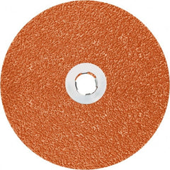3M - 7" Diam 7/8" Hole 60+ Grit Fiber Disc - Ceramic, 8,600 Max RPM, Series 787C - Exact Tooling