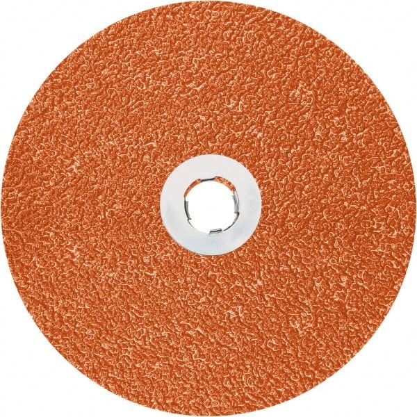 3M - 7" Diam 7/8" Hole 36+ Grit Fiber Disc - Ceramic, 8,600 Max RPM, Series 787C - Exact Tooling