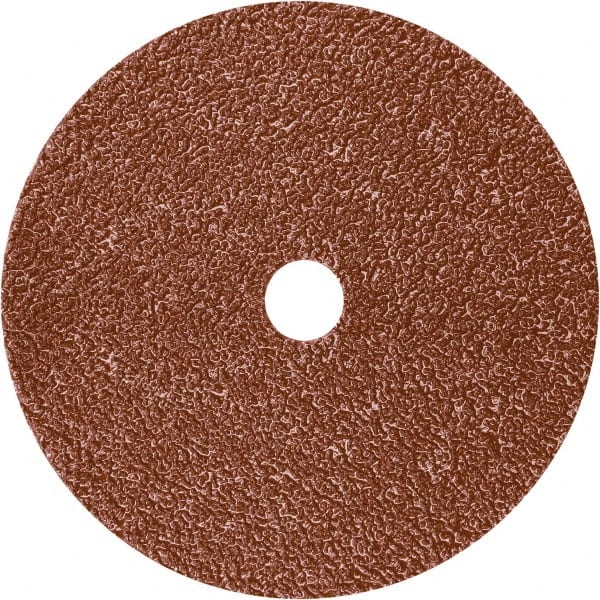 3M - 7" Diam 80+ Grit Fiber Disc - Ceramic, 8,600 Max RPM, Series 787C - Exact Tooling