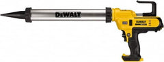 DeWALT - 29 oz Full Barrel Battery Caulk/Adhesive Applicator - Use with 29 oz Adhesive Cartridges - Exact Tooling