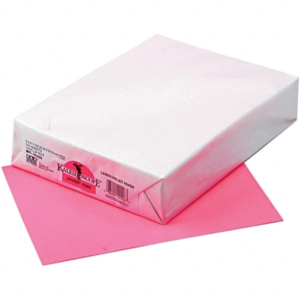 Pacon - 8-1/2" x 11" Hyper Pink Colored Copy Paper - Use with Laser Printers, Copiers, Inkjet Printers - Exact Tooling