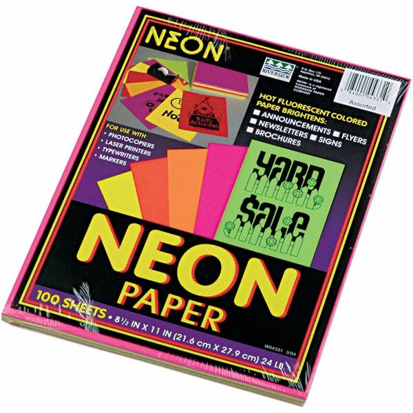 Pacon - 8-1/2" x 11" Assorted Colors Colored Copy Paper - Use with Laser Printers, Copiers - Exact Tooling