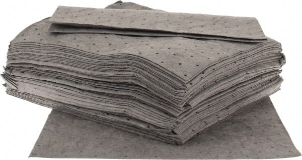 PRO-SAFE - 18 Gal Capacity per Package, Universal Pad - 17" Long x 15" Wide, Polypropylene - Exact Tooling