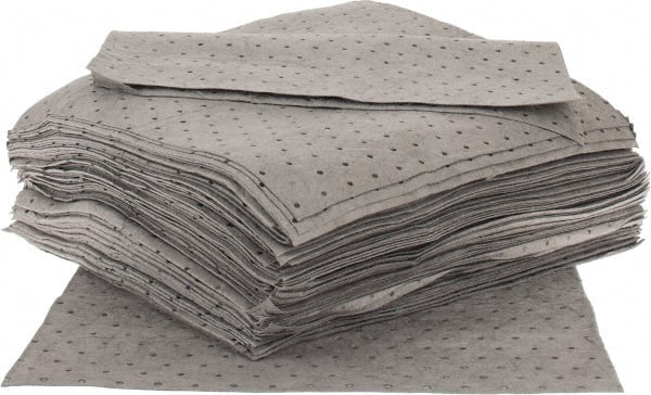 PRO-SAFE - 28 Gal Capacity per Package, Chemical/Hazmat Pad - 17" Long x 15" Wide, Polypropylene - Exact Tooling