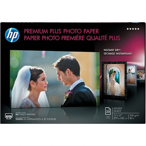 Hewlett-Packard - 11" x 17" White Photo Paper - Use with Inkjet Printers - Exact Tooling