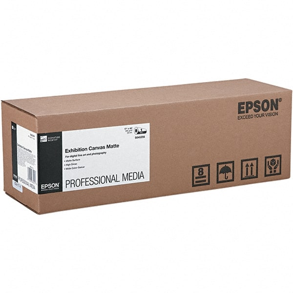 Epson - White Photo Paper - Use with Wide-Format Printers, Plotters - Exact Tooling