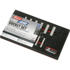 Ability One - 11 Pc 1/4" Drive Deep Socket Set - Exact Tooling