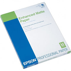 Epson - 8-1/2" x 11" White Photo Paper - Use with Inkjet Printers - Exact Tooling