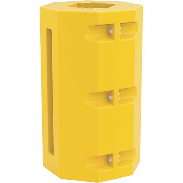Vestil - 24" Wide x 24" Deep x 42" High, Steel Column Protector - Fits 10" Columns, Yellow - Exact Tooling
