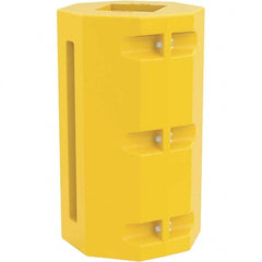Vestil - 24" Wide x 24" Deep x 42" High, Steel Column Protector - Fits 10" Columns, Yellow - Exact Tooling
