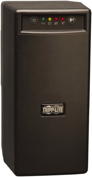 Tripp-Lite - 15 Amp, 600 VA, Tower Mount Standby Backup Uninterruptible Power Supply - Backup 3.3 min with Full Load & 11.1 min with Half Load, 120 VAC Input & Output, 375 Watt Output, 1 Phases, 6 Outlets - Exact Tooling