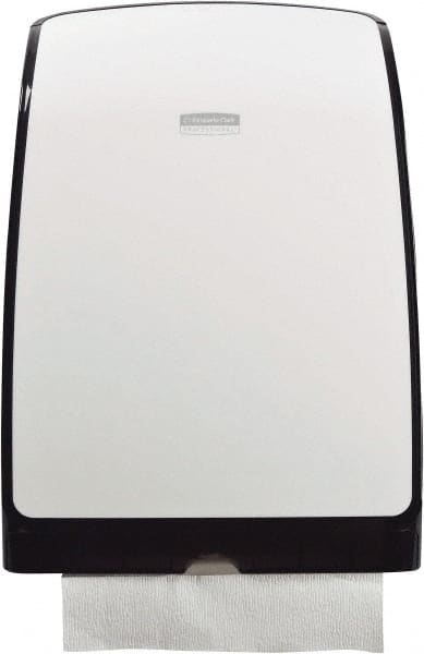 Kimberly-Clark Professional - Manual, Plastic Paper Towel Dispenser - 13.67" High x 9.83" Wide x 2.88" Deep, White - Exact Tooling