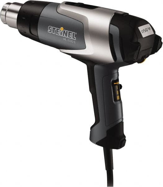 Steinel - 120 to 1,100°F Heat Setting, 4 to 13 CFM Air Flow, Heat Gun - 120 Volts, 12.5 Amps, 1,600 Watts, 6' Cord Length - Exact Tooling