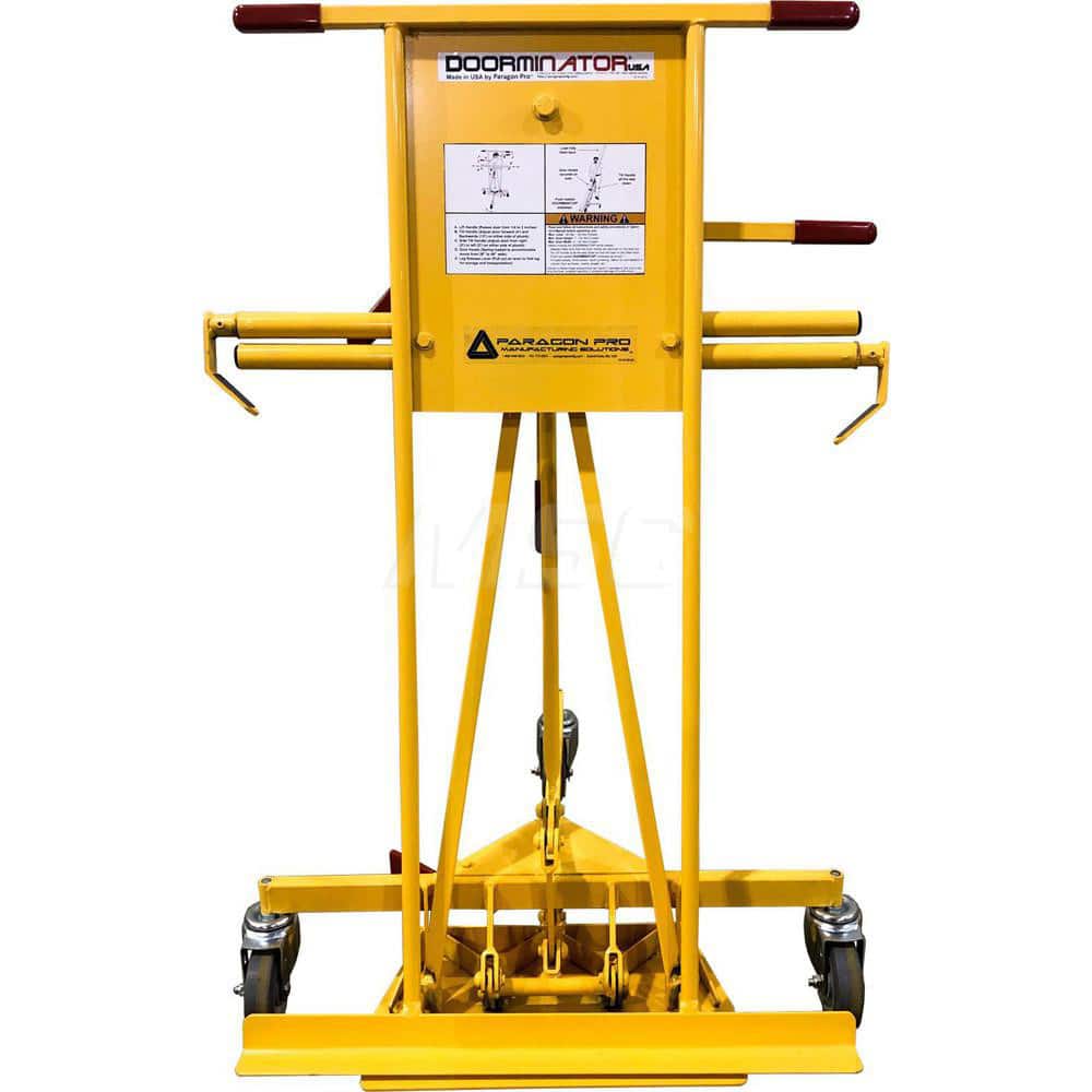 Doorminator - Panel Lifts; LiftType: Door ; Drive Type: Hand Crank ; Maximum Height: 1 (Inch); Panel Size: 6'8"x3' ; Load Capacity: 160 ; Material: Steel - Exact Tooling