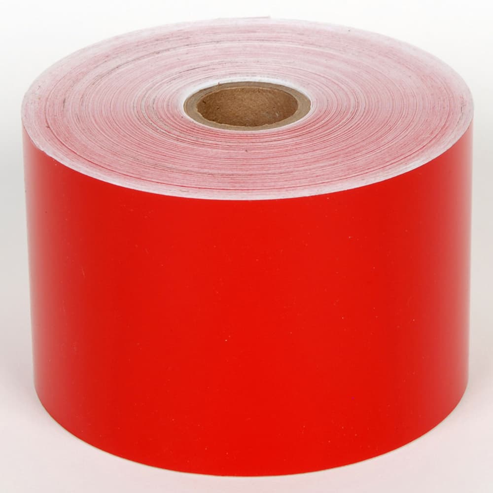 Cobra Systems - Labels, Ribbons & Tapes; Type: Vinyl Tape ; Color: Red ; For Use With: VNM4PRO ; Width (Inch): 3 ; Length (Feet): 150 ; Material: Vinyl - Exact Tooling