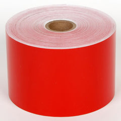 Cobra Systems - Labels, Ribbons & Tapes; Type: Vinyl Tape ; Color: Red ; For Use With: VNM4PRO ; Width (Inch): 3 ; Length (Feet): 150 ; Material: Vinyl - Exact Tooling