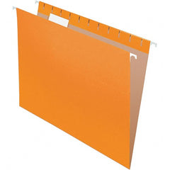 Pendaflex - 8-1/2 x 11", Letter Size, Orange, Hanging File Folder - 11 Point Stock, 1/5 Tab Cut Location - Exact Tooling