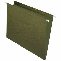 Pendaflex - 9-1/4 x 11-7/8", Letter Size, Standard Green, Hanging File Folder - 11 Point Stock, Straight Tab Cut Location - Exact Tooling