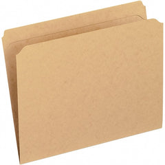 Pendaflex - 9-7/8 x 11-3/4", Letter Size, Brown, File Folders with Top Tab - 11 Point Stock, Straight Tab Cut Location - Exact Tooling