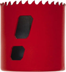 M.K. MORSE - 2-1/4" Diam, 1-15/16" Cutting Depth, Hole Saw - Bi-Metal Saw, Toothed Edge - Exact Tooling