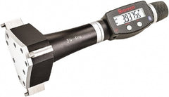 Starrett - 3-1/4" to 4", IP67, Carbide Face Electronic Inside Micrometer - 0.00005" Resolution, 0.0002" Accuracy, 4" Gage Depth - Exact Tooling