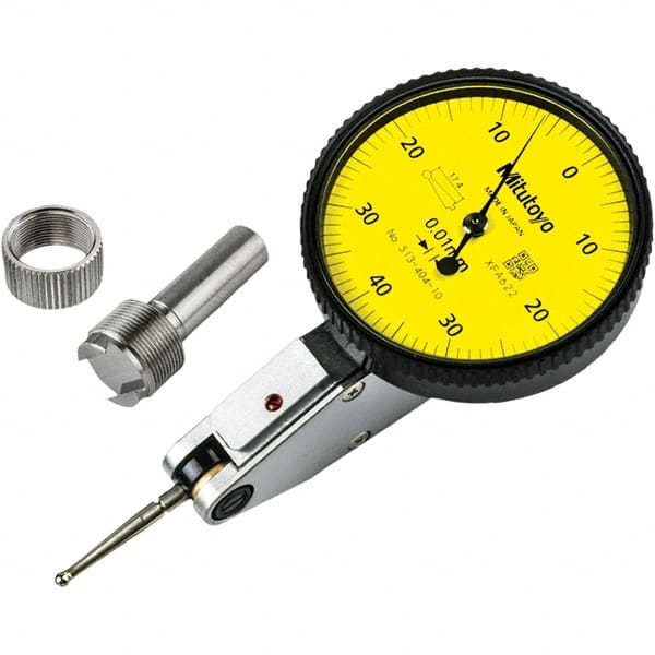 Mitutoyo - Dial Test Indicators Maximum Measurement (mm): 0.80 Dial Graduation (mm): 0.0100 - Exact Tooling