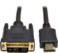 Tripp-Lite - 6' Long, DVI Male; HDMI Male Computer Cable - Black, Male - Exact Tooling