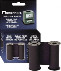 Acroprint Time Recorder - 4" High x 1-5/16" Wide Time Clock Replacement Ribbon - Blue, Use with Acroprint 125 and 150 models - Exact Tooling