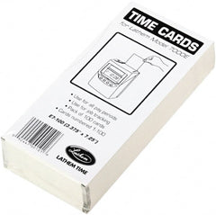 Lathem Time - 1-45/64" High x 3-13/32" Wide Weekly/Bi-Weekly/Twice Monthly Time Cards - Use with Lathem 7000E - Exact Tooling