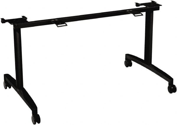 Hon - 23-1/2" Long x 51-5/8" Wide x 28-3/8" High Stationary Table Top - Black, Aluminum/Steel - Exact Tooling