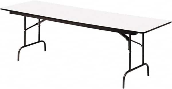 ICEBERG - 30" Long x 96" Wide x 29" High, Folding Table - Gray - Exact Tooling