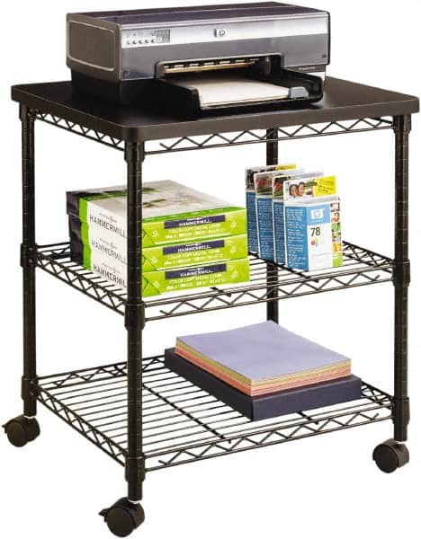 Safco - Black Case/Stand - Use with Office Machines - Exact Tooling