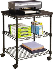 Safco - Black Case/Stand - Use with Office Machines - Exact Tooling