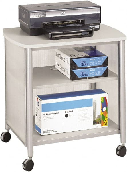 Safco - Gray Case/Stand - Use with Printer, Office Machines - Exact Tooling