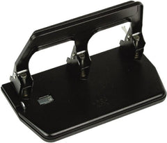 Master - Paper Punches Type: 40 Sheet Three-Hole Punch Color: Black - Exact Tooling