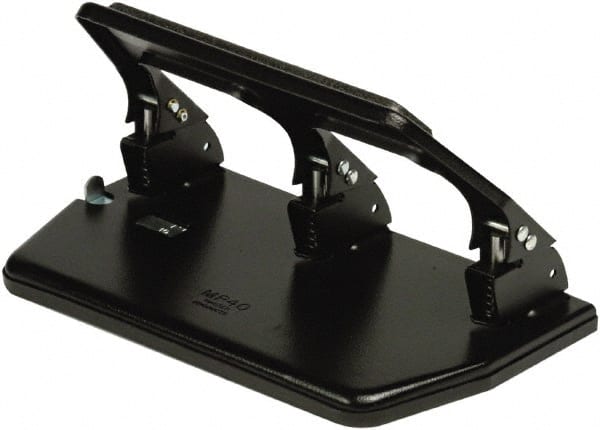 Master - Paper Punches Type: 30 Sheet Three Hole Punches Color: Black - Exact Tooling