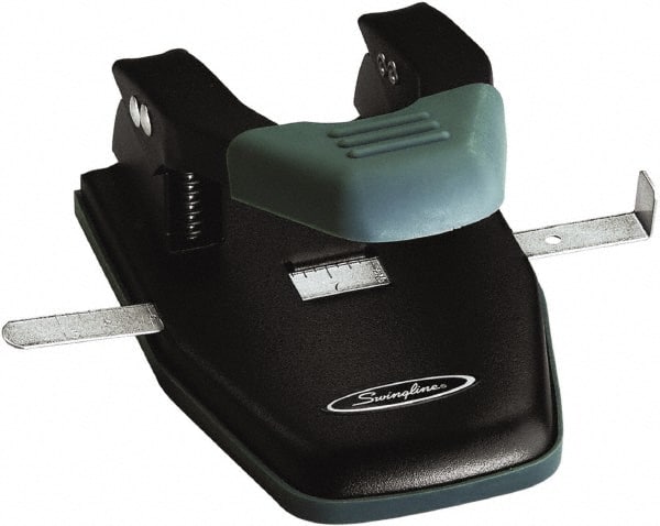 Swingline - Paper Punches Type: 28 Sheet Two Hole Punches Color: Black/Gray - Exact Tooling