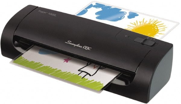 Swingline - 1.3' Long x 15-45/64" Wide Desktop Laminator - 9" Width Capacity - Exact Tooling