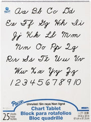 Pacon - Chart Tablets, Unruled, 24 x 32, White, 25 Sheets, Easel Pads - Use with Whiteboards, Chalkboards, Walls, Easel St&s - Exact Tooling