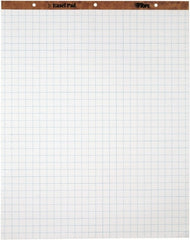 TOPS - Easel Pads, Quadrille Rule, 27 x 34, White, 50 Sheets, 4 Pads/Carton, Easel Pads - Use with Whiteboards, Chalkboards, Walls, Easel St&s - Exact Tooling