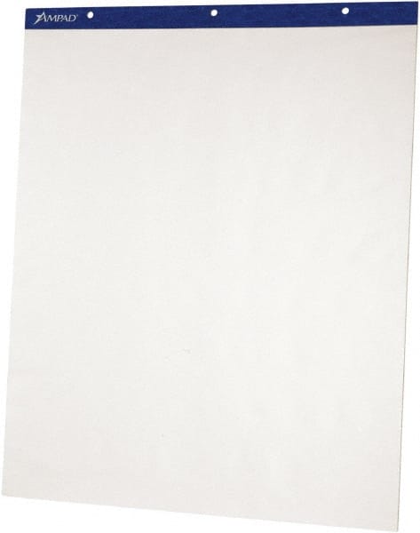 AMPAD - Flip Charts, Unruled, 27 x 34, White, 50 Sheets, 2/Pack, Flip Chart Easel - Use with Whiteboards, Chalkboards, Walls, Easel St&s - Exact Tooling