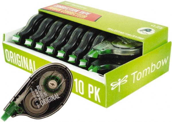 Tombow - 1/6" x 394" Correction Tape Non-Refillable - Exact Tooling