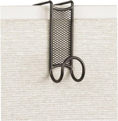 Safco - 1 Hooks, 4-1/4" Long x 1-3/4" Deep, Steel Over the Door Double Hook - 5" High - Exact Tooling
