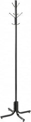Safco - 4 Hooks, 21" Long x 21" Deep, Metal Floor Costumer - 70" High - Exact Tooling